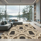 Ornate Archway Lattice Geometric Rug