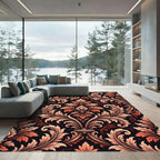Baroque Floral Acanthus Vines Rug