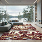 Countryside Life Windmill Farm Scene Rug