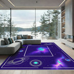 Cosmic Nebula And Saturn Rug
