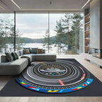 Contemporary Grand Prix Racing Podium Rug