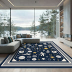 Cosmic Astronauts Starry Night Display Rug