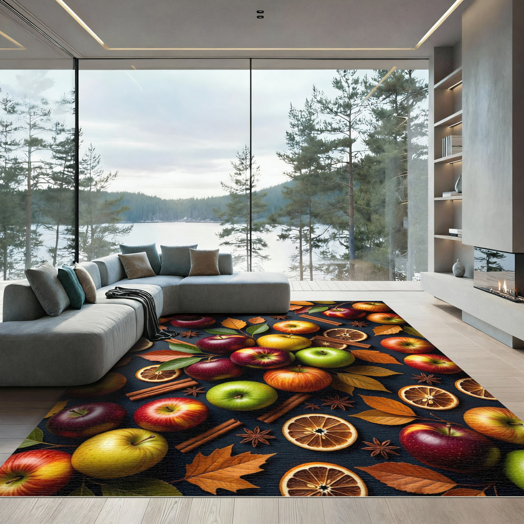 Harvest Apple Cider Autumn Foliage Rug