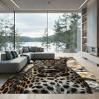 Golden Leopard Spot Aggressive Prowl Rug