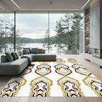 Gilded Ochre Noble Arch Array Rug