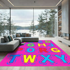 Bright Alphabet Letters Rug
