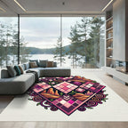 Vibrant Southwest Desert Diamond Art Rug