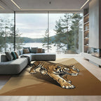 Bold Tiger Stripe Walking Rug