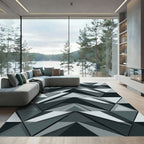 Monochromatic Geometric Layered Triangle Rug