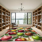 Fresh Orchard Apple Fruit Harvest Rug