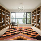 Desert Sunset Southwestern Geometric Rug