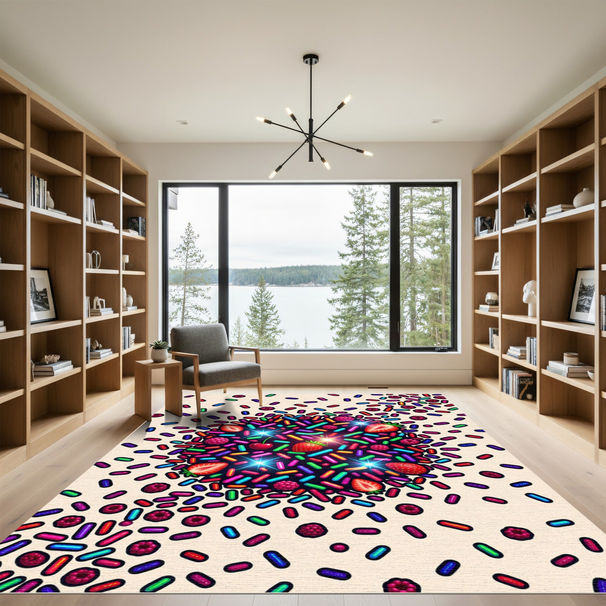Rainbow Sprinkles Fruit Medley Rug