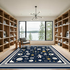 Cosmic Astronauts Starry Night Display Rug