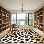 Bold Spotted Animal Print Rug