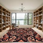 Baroque Floral Acanthus Vines Rug