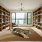 Bold Tiger Stripe Walking Rug