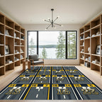 Retro Race Track Number Box Rug