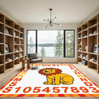 Happy Lion Alphabet Play Rug
