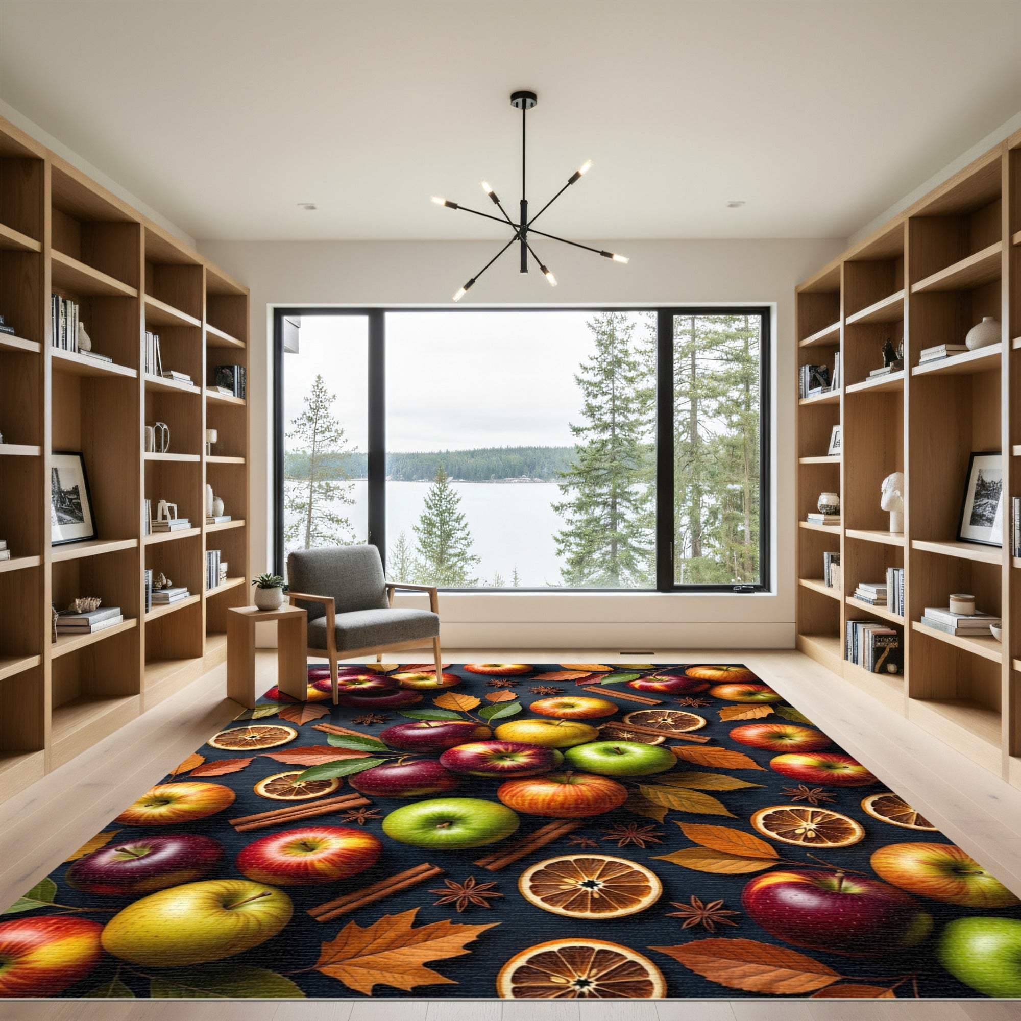 Harvest Apple Cider Autumn Foliage Rug
