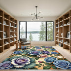 Vintage Rose Garden Collection Rug