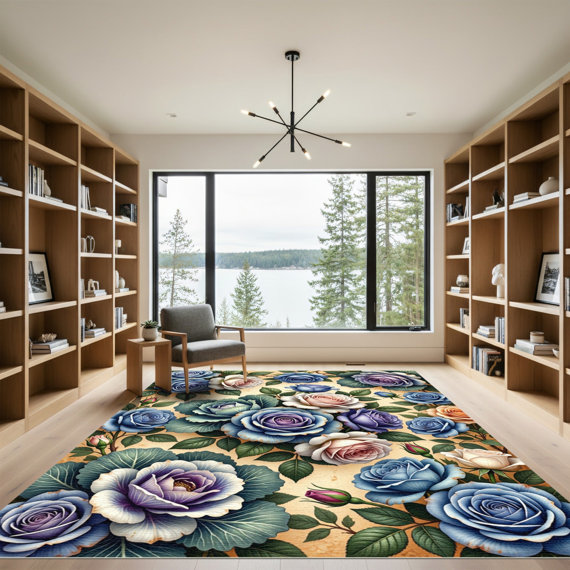 Vintage Rose Garden Collection Rug