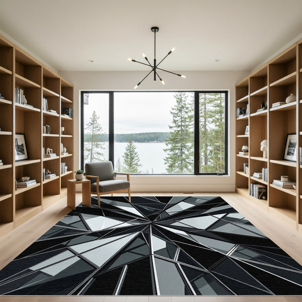 Monochromatic Geometric Facet Explosion Rug