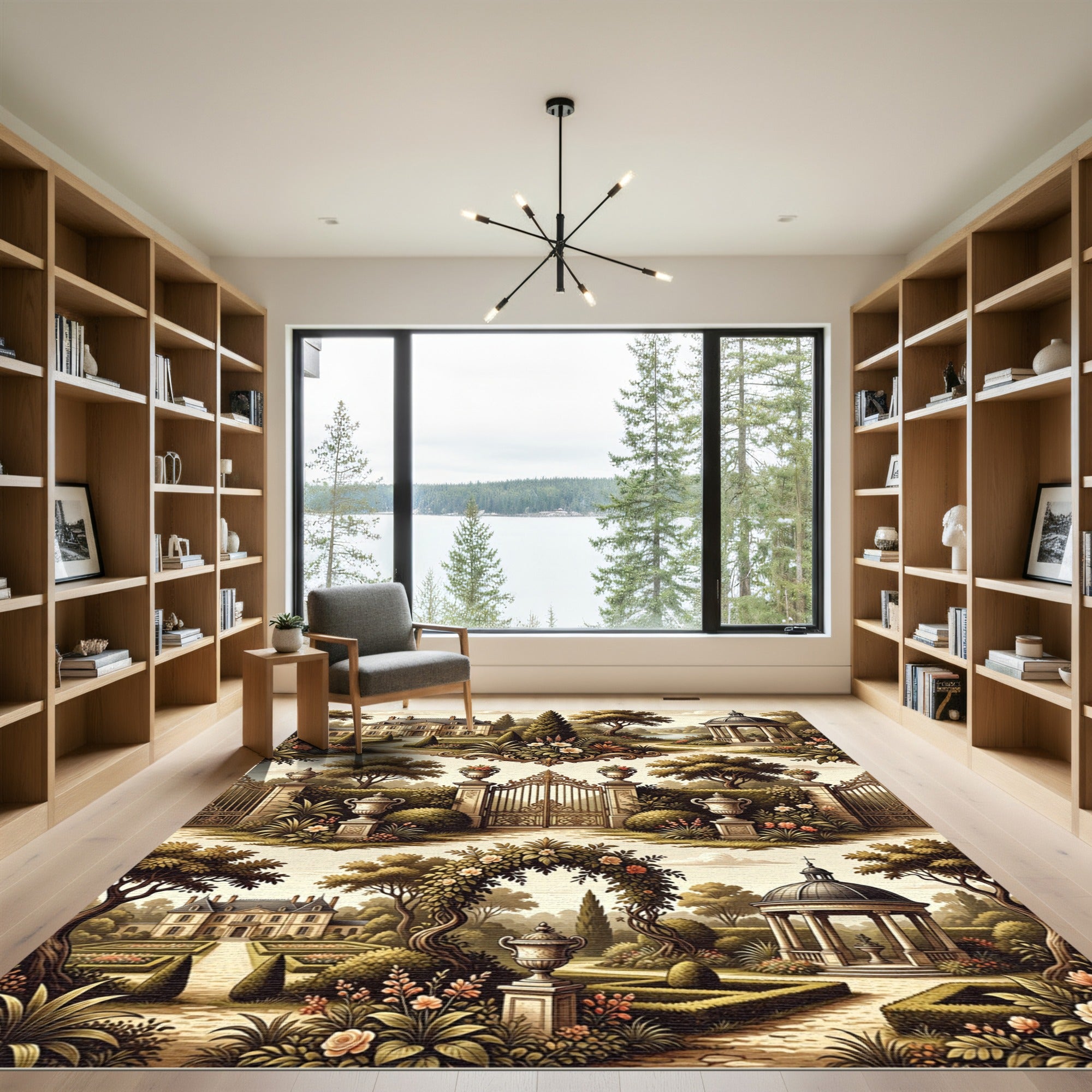 European Garden Villa Archway Gazebo Rug
