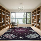 Stellar Royal Crown Constellation Night Rug