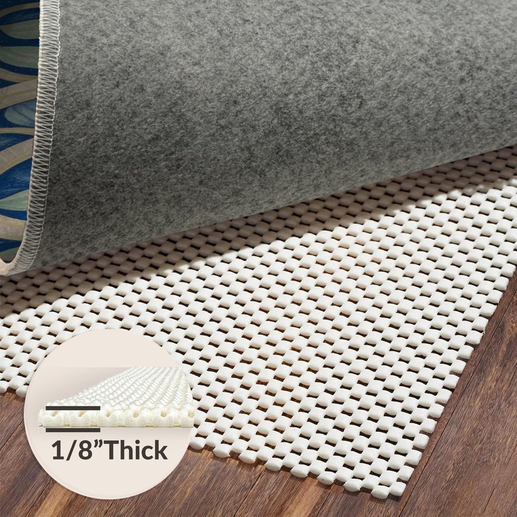 Abstract Aqua Soft Edges Pattern Rug