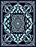 Classic Intricate Floral Symmetry Pattern Rug