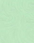 Mint Abstract Contour Pattern Rug