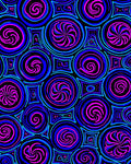 Vibrant Swirl Geometric Pattern Rug