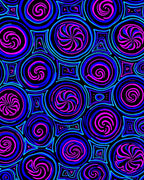 Vibrant Swirl Geometric Pattern Rug