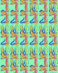 Bold Abstract Colorful Pattern Design Rug