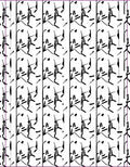 Modern Black White Abstract Figures Rug