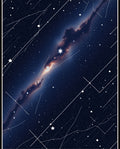 Nebula Starry Night Celestial Design Rug