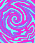 Bold Swirl Pattern Textile Design Rug
