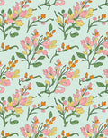 Delicate Floral Pattern With Pastel Hues Rug
