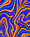 Vivid Swirls Bold Flow Pattern Rug