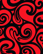 Bold Swirl Pattern Rug
