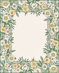 Floral Garden Border Design Rug
