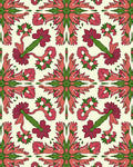 Floral Medallion Symmetry Design Rug
