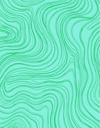 Aqua Green Swirling Abstract Lines Rug