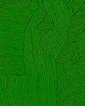 Abstract Green Striped Geo Pattern Rug