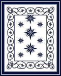 Nautical Star Rope Pattern Rug