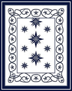 Nautical Star Rope Pattern Rug