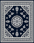 Classic Floral Medallion Pattern Rug
