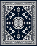 Classic Floral Medallion Pattern Rug