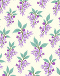 Purple Flower Vine Pattern Rug