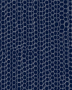 Wavy Honeycomb Geometric Design Rug
